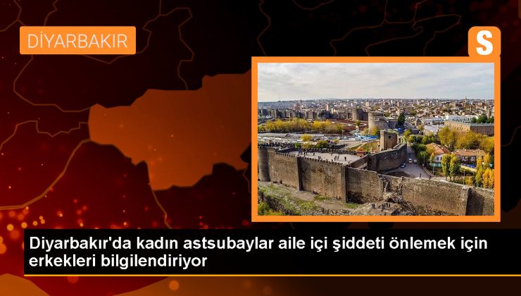 Diyarbakır’da Kadın Astsubaylar Şiddetle Mücadele İçin Bilgilendirme Yapıyor