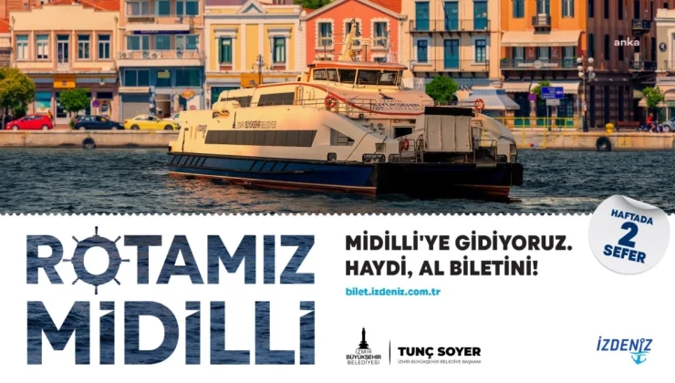 İzmir-Midilli Seferleri 3 Mayıs’ta Başlıyor