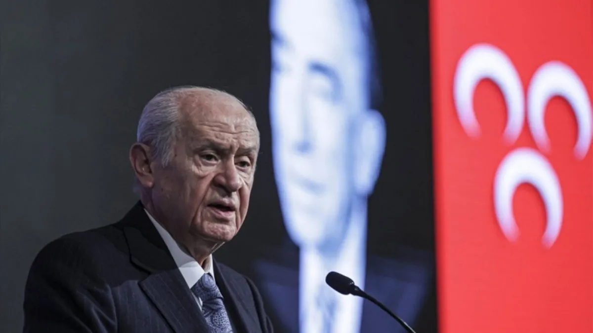 MHP Lideri Bahçeli partisinin grup toplantısında konuşuyor