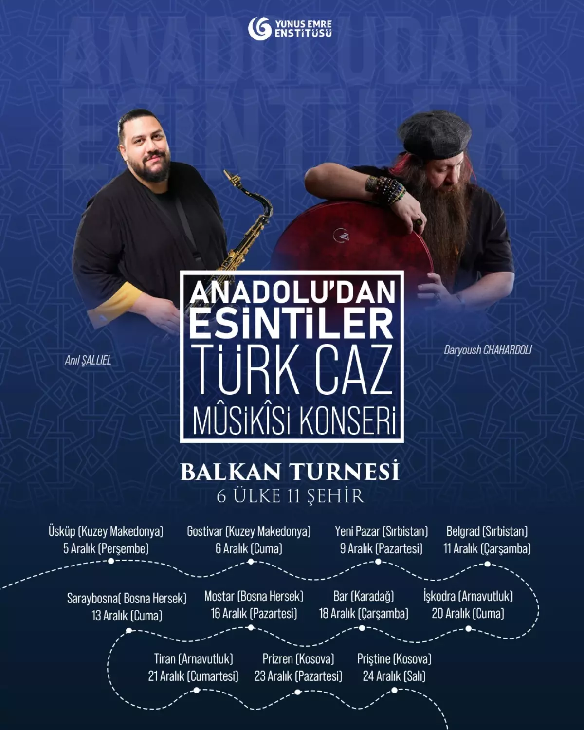 Anadolu’dan Esintiler Türk Caz Musikisi Turnesi Başlıyor