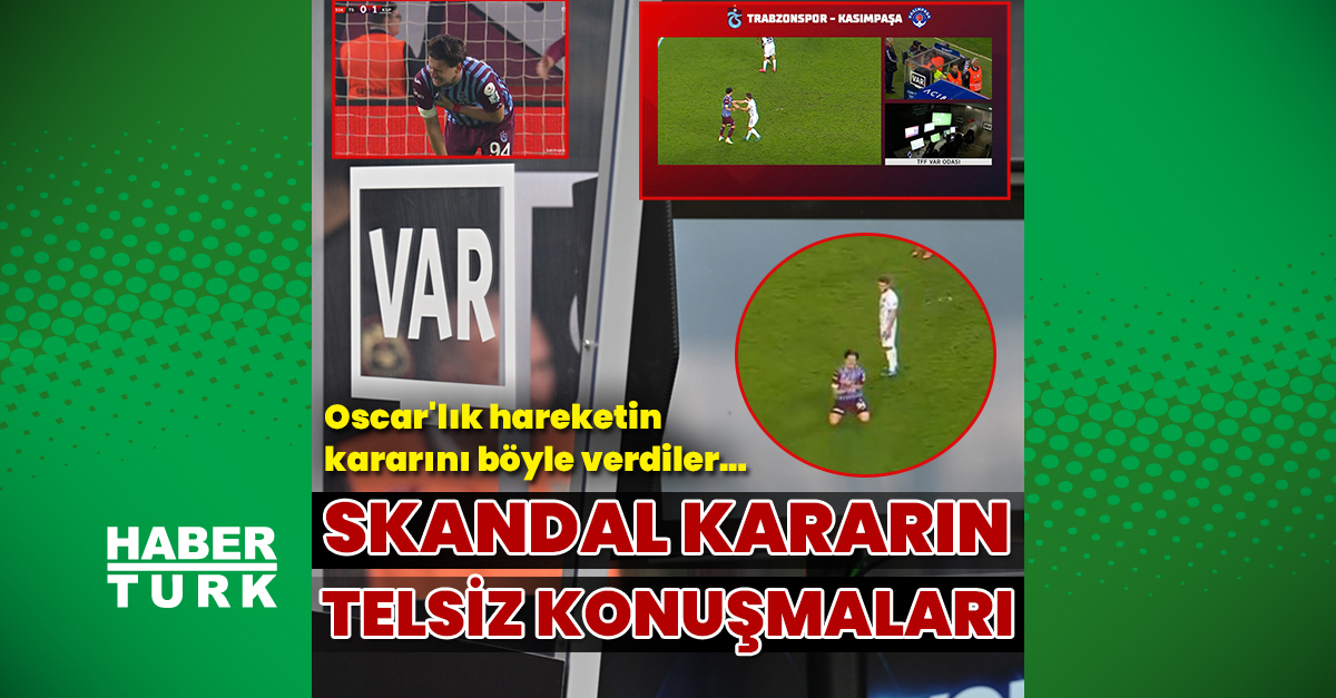 İşte Trabzon’daki skandal penaltı kararının VAR konuşmaları!