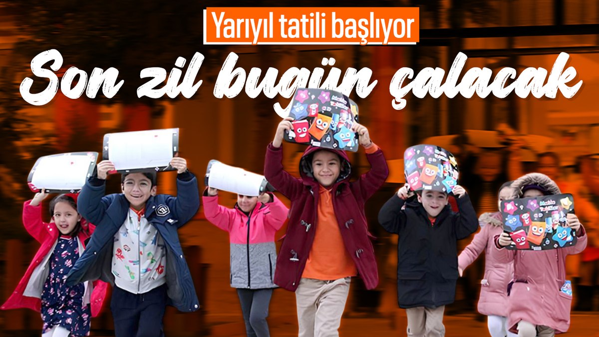 Milyonlarca öğrenci karne heyecanı yaşıyor! Bugün yarıyıl tatiline girecekler